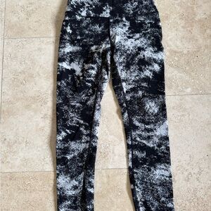 lululemon athletica Black & White Speckled Leggings